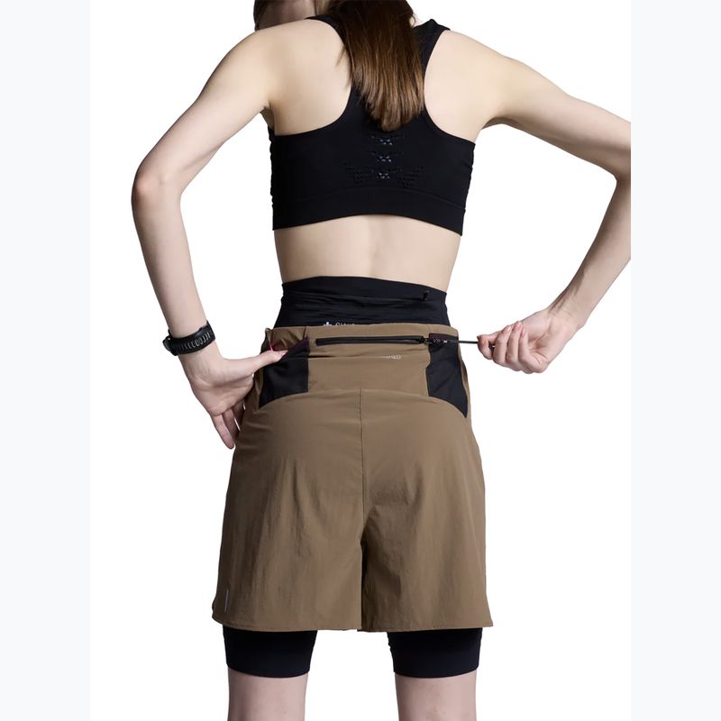 Pantaloncini da corsa X-Bionic Corefusion Run Perform dark sand 8