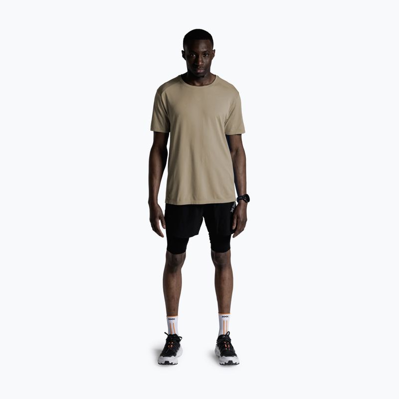 Maglia running uomo X-Bionic Xceed Run Discover sand 2