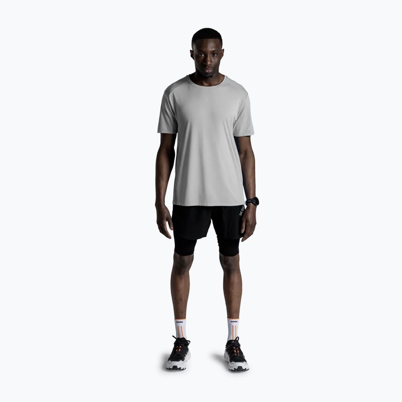 Maglia da running uomo X-Bionic Xceed Run Discover seal grey 2
