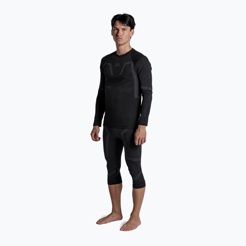 Felpa termica uomo X-Bionic X-Ential Baselayer LS x black 2