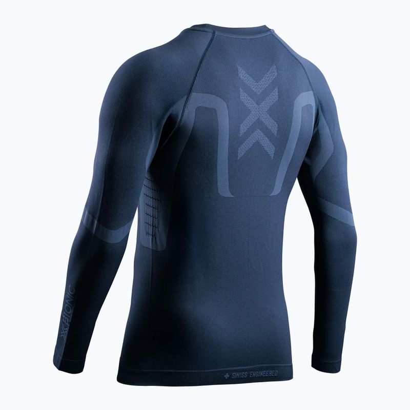 Felpa termica uomo X-Bionic X-Ential Baselayer LS marine 9
