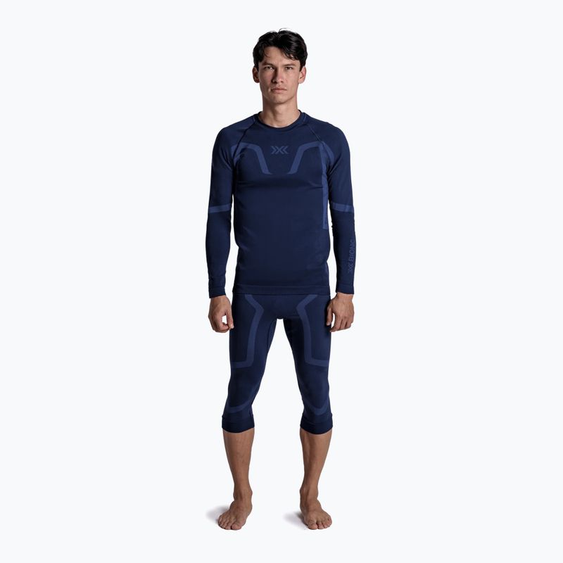 Pantaloni termici da uomo X-Bionic X-Ential 3/4 marine 2