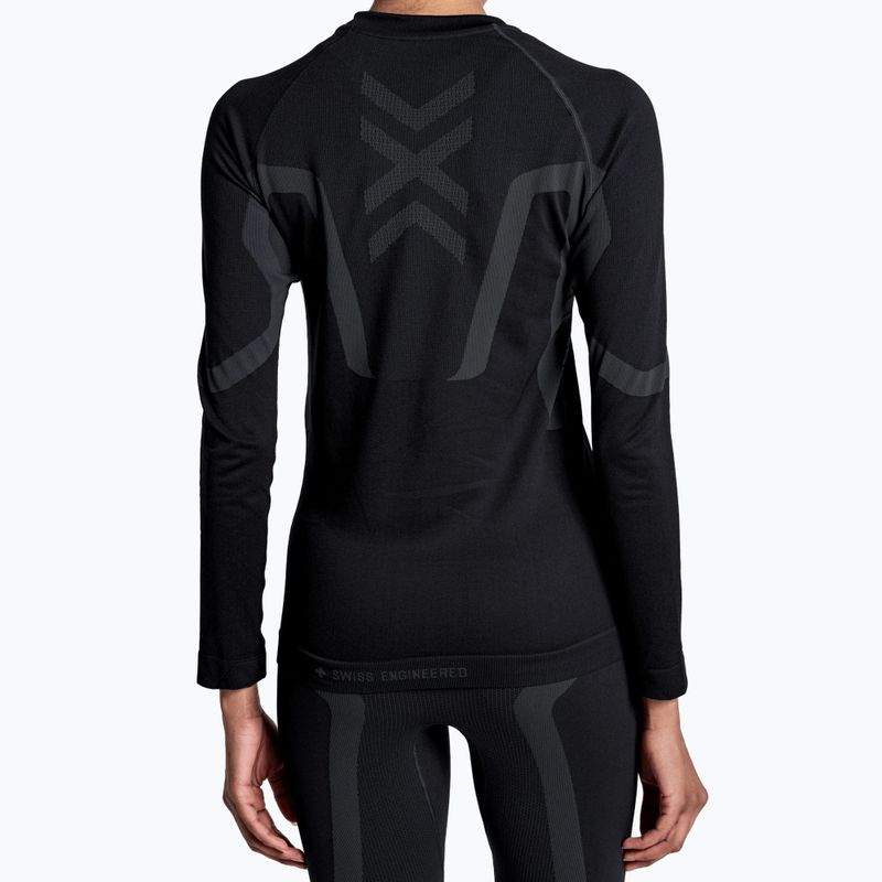 Felpa termica donna X-Bionic X-Ential Baselayer LS x black 2