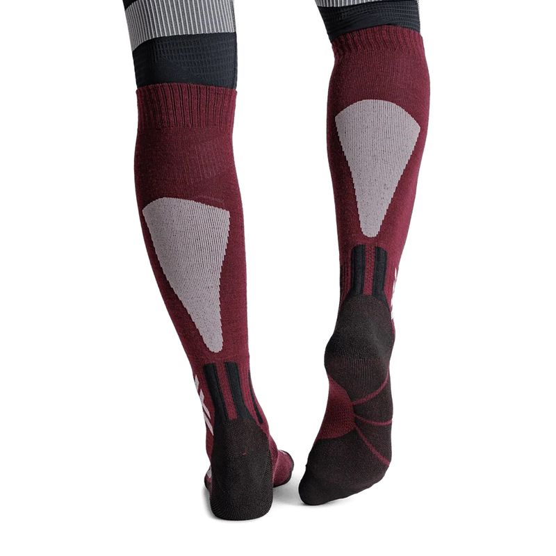 Calze da sci X-Socks Ski Discover Merino Otc oxide red 3