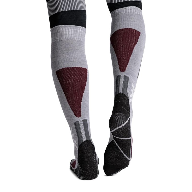 Calze da sci X-Socks Ski Discover Merino Otc silver grey 3