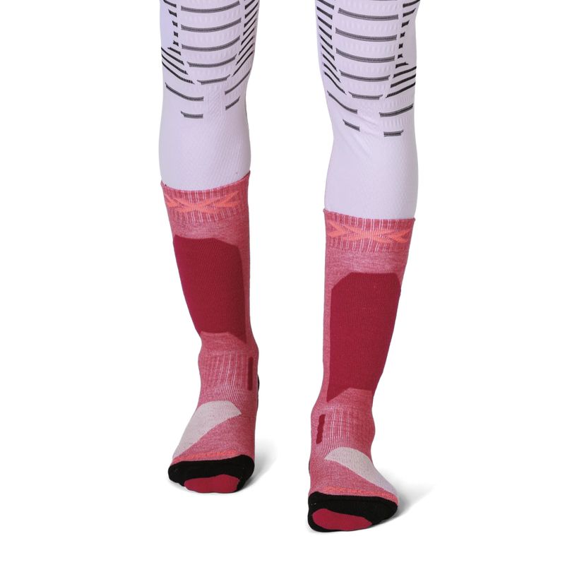 Calze da sci bambini X-Socks Ski Discover Otc hot red 2