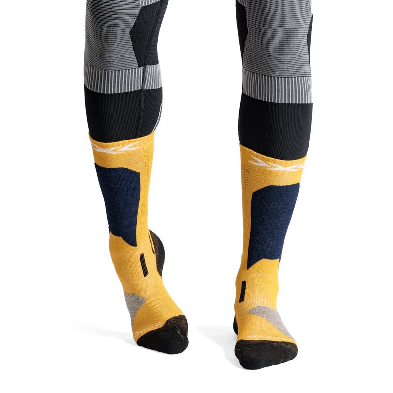 Calze da sci bambini X-Socks Ski Discover Otc yellow 2
