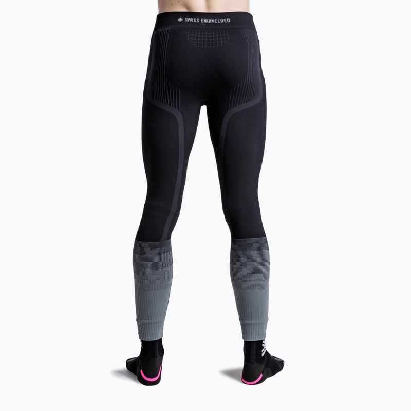 Pantaloni termici da uomo X-Bionic Invent Graphics x black/dark grey 2