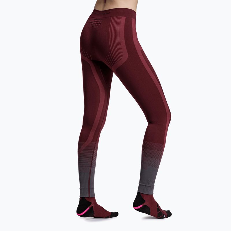 Pantaloni termici da donna X-Bionic Invent Graphics oxide red/x black 4