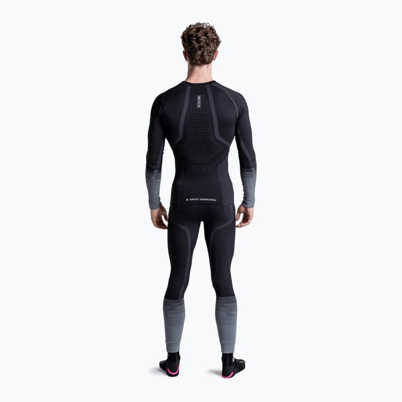 Felpa termica uomo X-Bionic Invent Graphics LS x black/dark grey 4