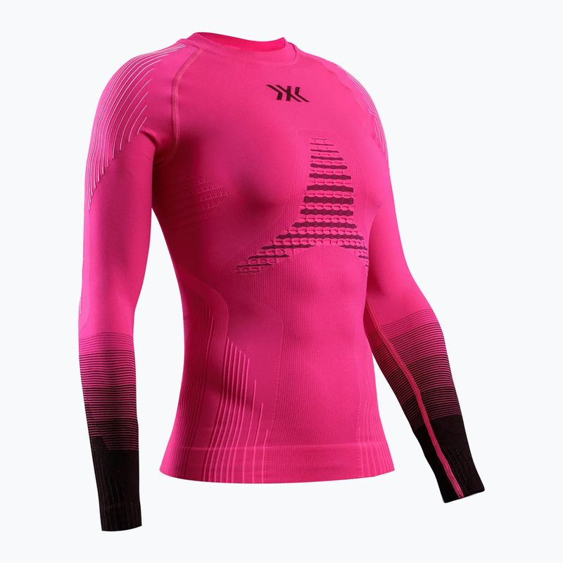 Felpa termica donna X-Bionic Invent Graphics LS fluo pink/x white 11