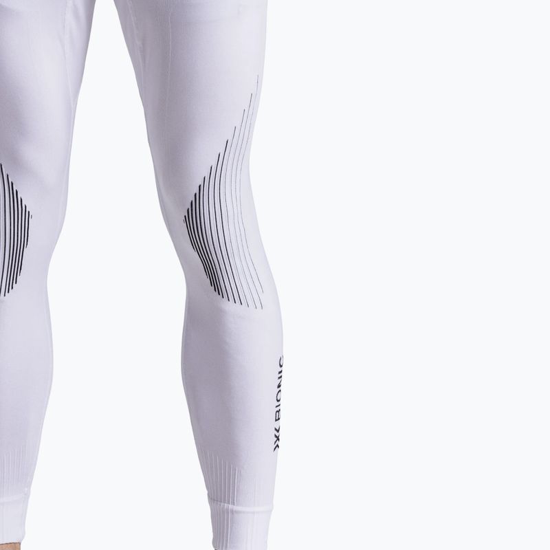 Pantaloni termici da uomo X-Bionic Invent x white 4