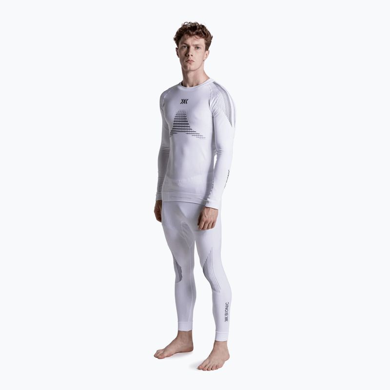 Felpa termica uomo X-Bionic Invent x white 2