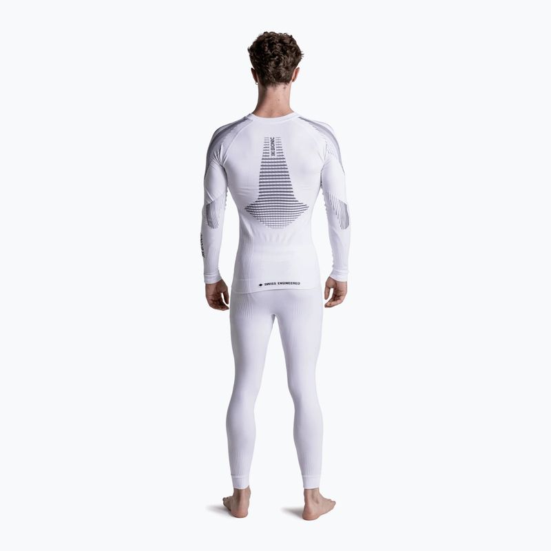 Felpa termica uomo X-Bionic Invent x white 4