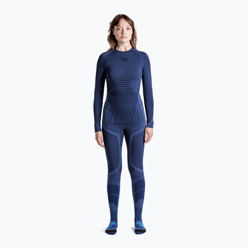 Felpa termica donna X-Bionic Invent marine 2