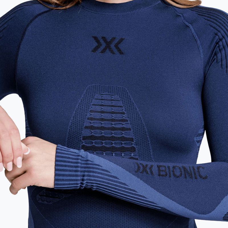 Felpa termica donna X-Bionic Invent marine 8