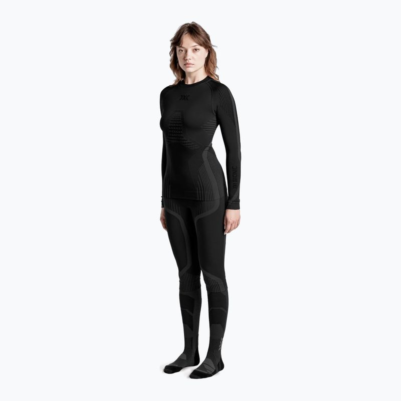 Felpa termica donna X-Bionic Invent x black 2