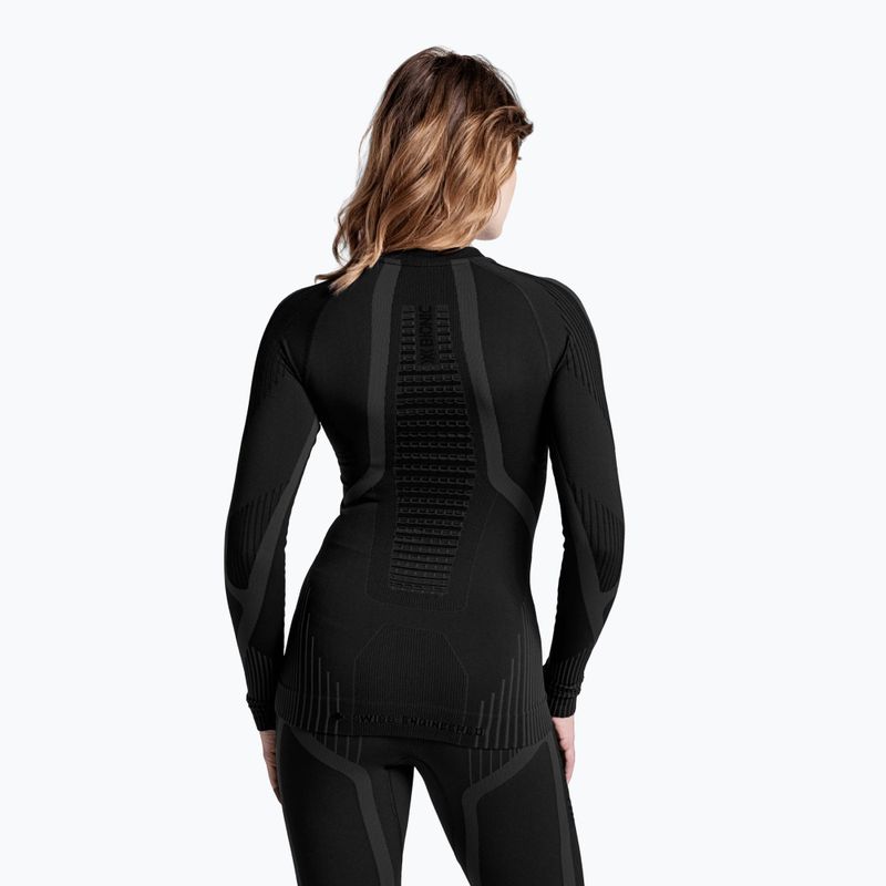 Felpa termica donna X-Bionic Invent x black 3