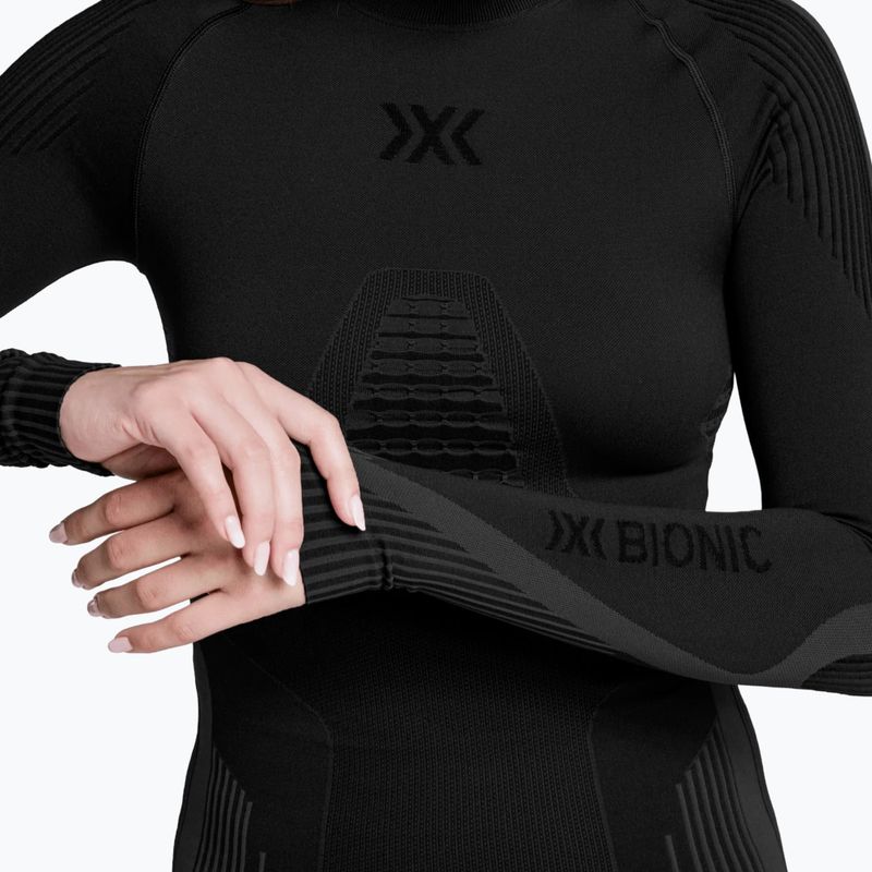 Felpa termica donna X-Bionic Invent x black 7