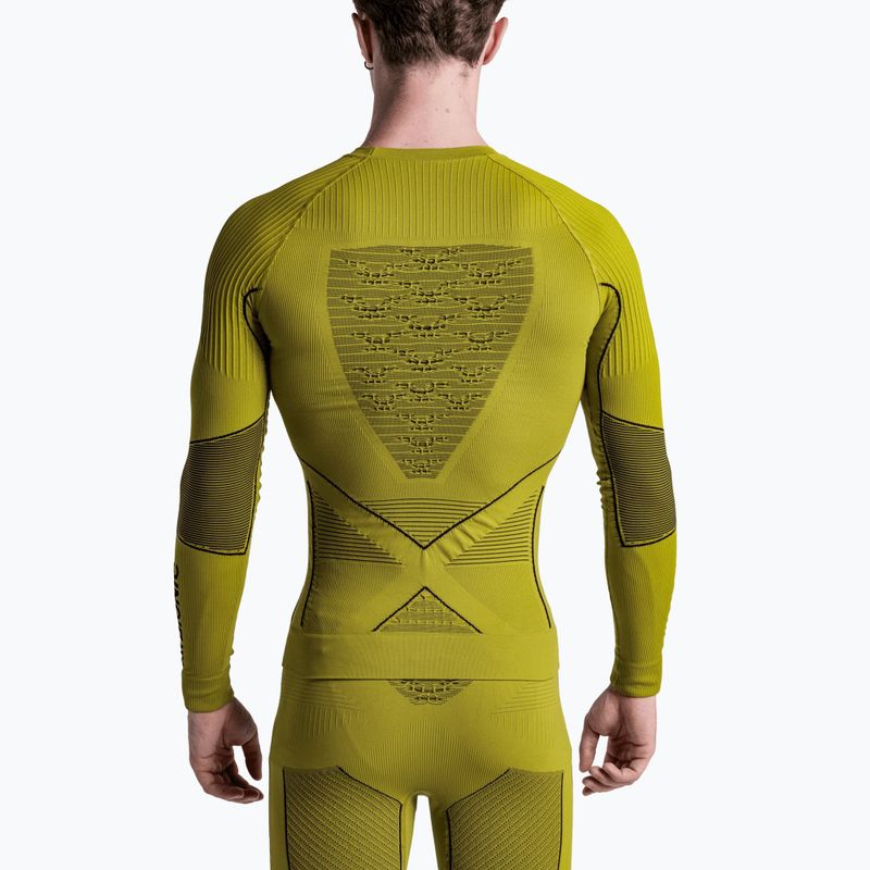 Felpa termica uomo X-Bionic Energy Accumulator 4.0 moss green 3