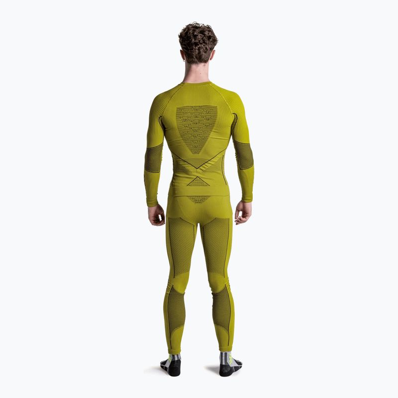 Felpa termica uomo X-Bionic Energy Accumulator 4.0 moss green 4