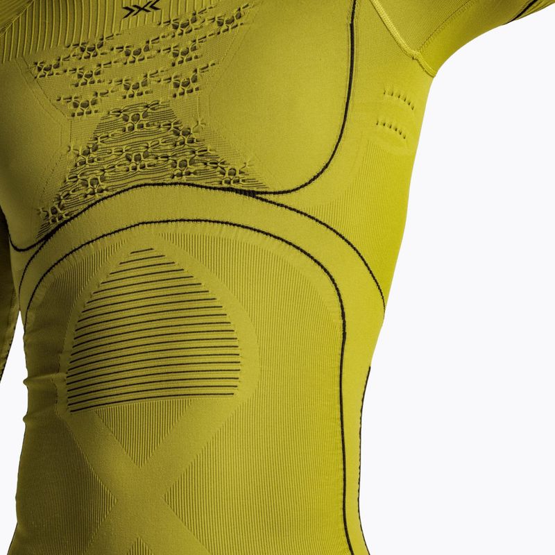 Felpa termica uomo X-Bionic Energy Accumulator 4.0 moss green 5