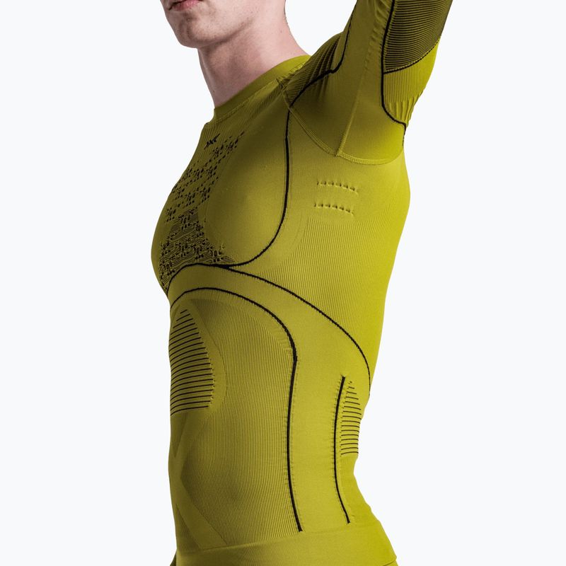 Felpa termica uomo X-Bionic Energy Accumulator 4.0 moss green 6