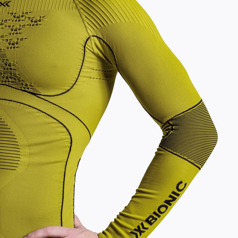 Felpa termica uomo X-Bionic Energy Accumulator 4.0 moss green 7
