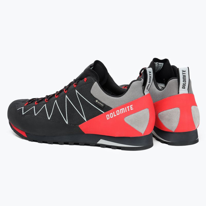 Scarponi da trekking Dolomite da uomo Crodarossa Lite GTX 2.0 nero/rosso fuoco 3