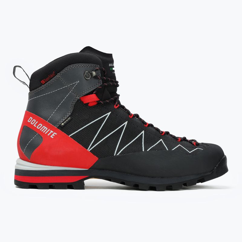 Scarpa da avvicinamento Dolomite Crodarossa Pro GTX 2.0 uomo nero/rosso fuoco 2