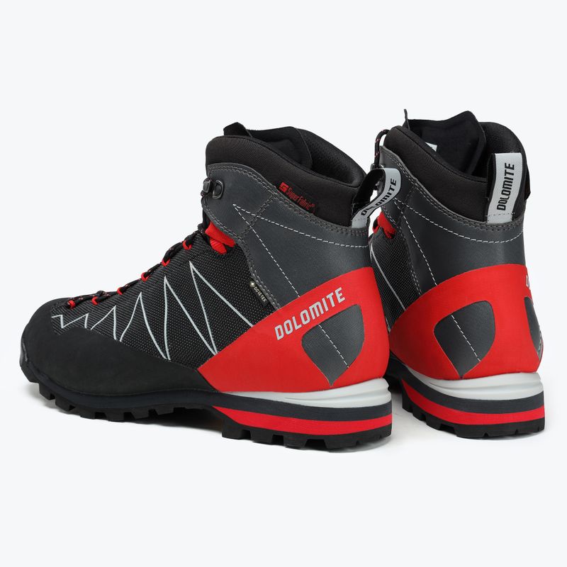 Scarpa da avvicinamento Dolomite Crodarossa Pro GTX 2.0 uomo nero/rosso fuoco 3