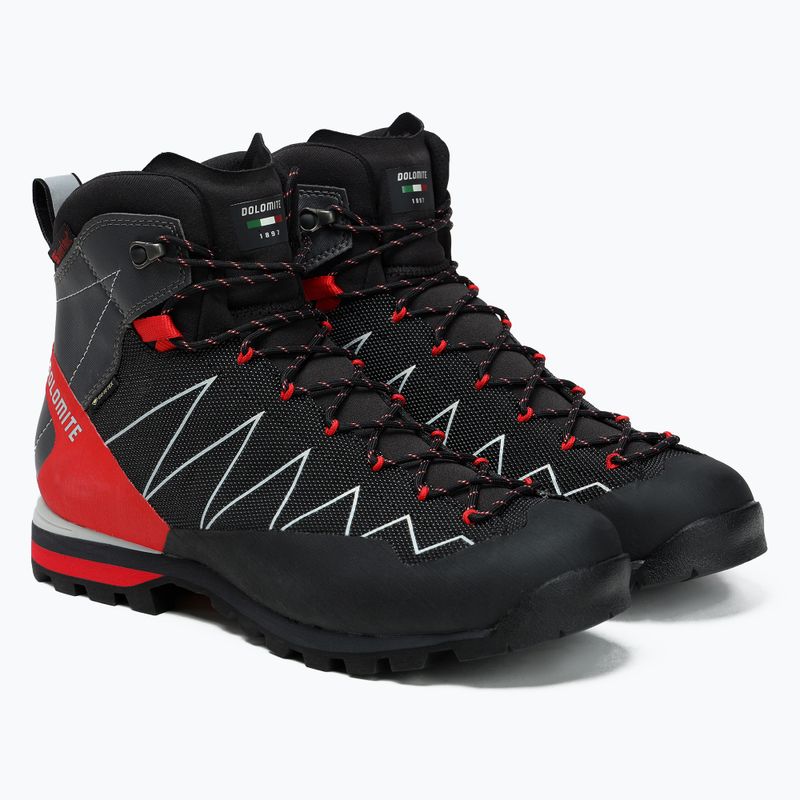 Scarpa da avvicinamento Dolomite Crodarossa Pro GTX 2.0 uomo nero/rosso fuoco 5