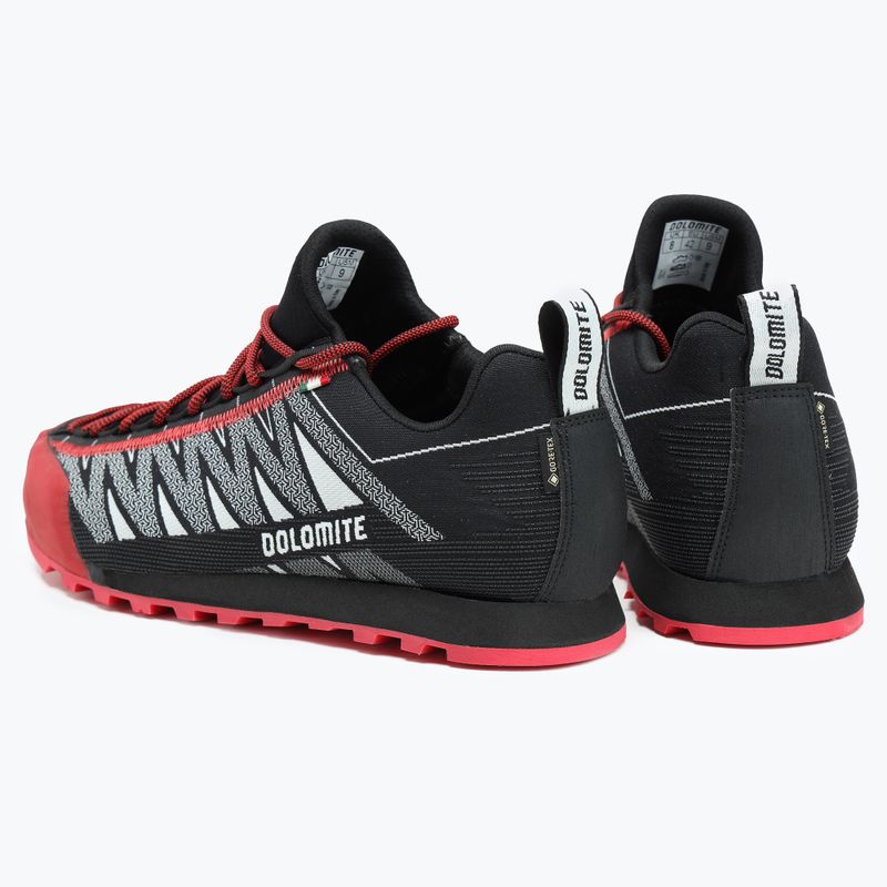 Dolomite Velocissima GTX scarpe da trekking da uomo grigio peltro/rosso fuoco 3