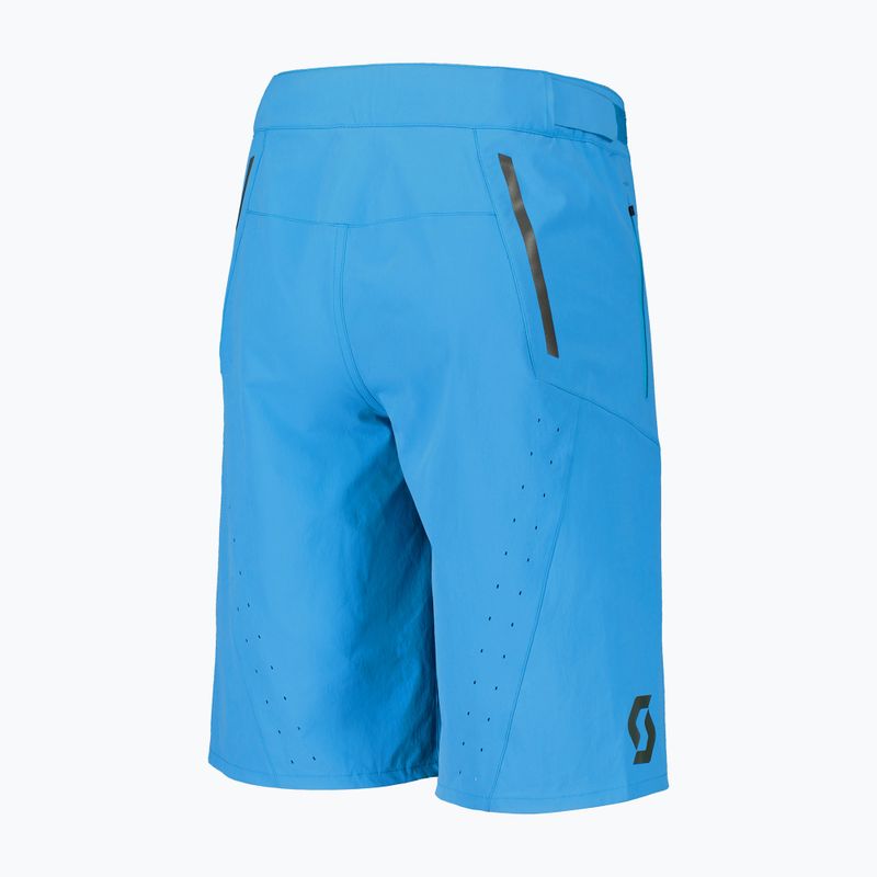 Pantaloncini da ciclismo SCOTT Endurance da uomo blu nilo 2