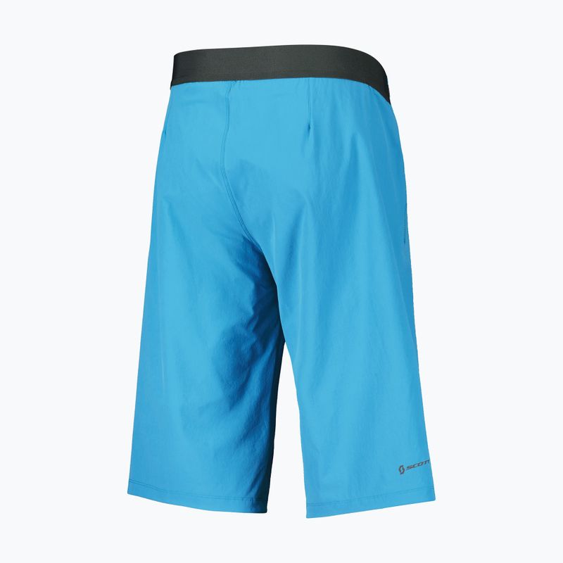 Pantaloncini da ciclismo SCOTT Trail Vertic da uomo blu nilo 2