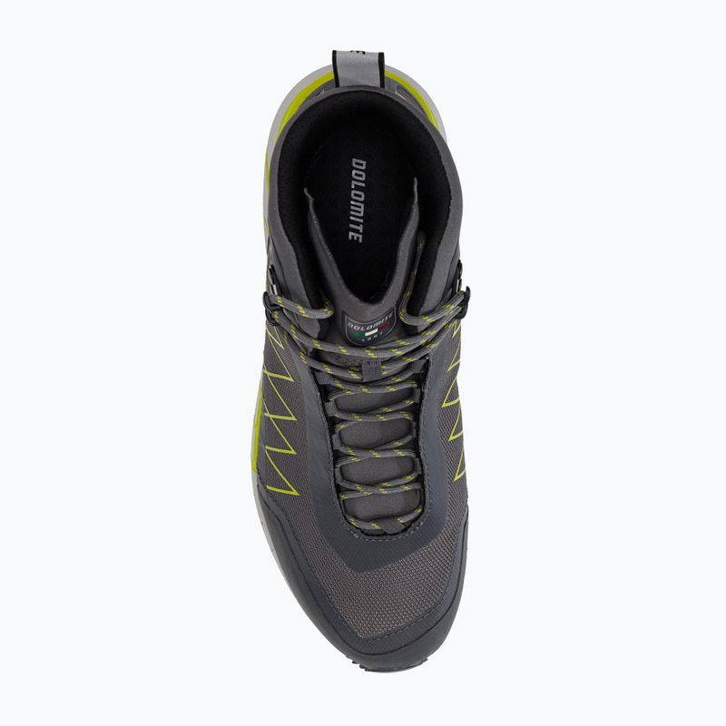 Scarponi da trekking Dolomite da uomo Croda Nera Hi GTX grigio canna di fucile/verde lime 6