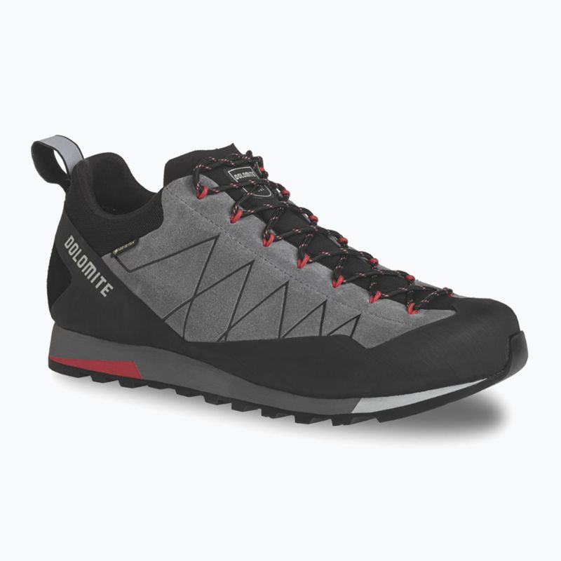 Scarponi da arrampicata Dolomite Crodarossa Low GTX da uomo grigio canna di fucile/rosso fuoco 9
