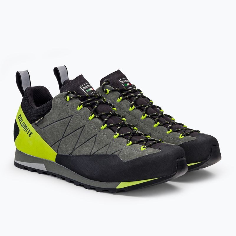 Scarpe da avvicinamento Dolomite Crodarossa Low GTX da uomo verde argento/verde lime 4