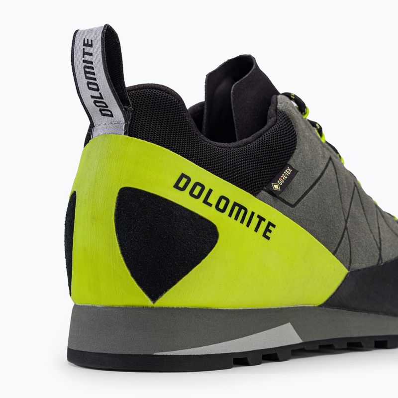 Scarpe da avvicinamento Dolomite Crodarossa Low GTX da uomo verde argento/verde lime 8