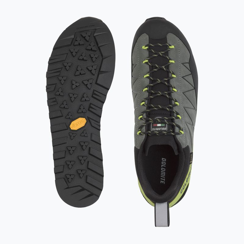 Scarpe da avvicinamento Dolomite Crodarossa Low GTX da uomo verde argento/verde lime 14
