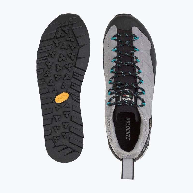 Scarponi da arrampicata da donna Dolomite Crodarossa Low GTX grigio alluminio/blu capri 13