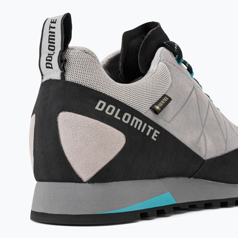 Scarponi da arrampicata da donna Dolomite Crodarossa Low GTX grigio alluminio/blu capri 9