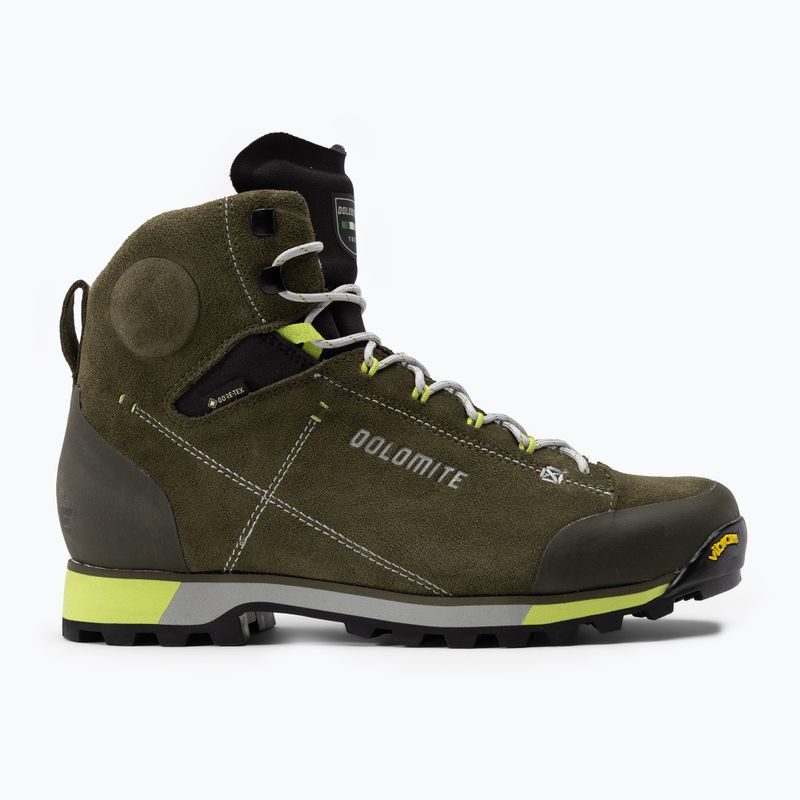 Scarponi da trekking da uomo Dolomite 54 Hike Evo GTX verde fango/verde 2