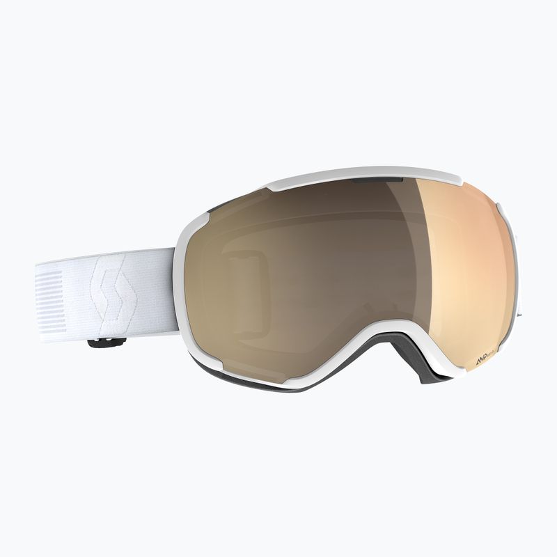 SCOTT Faze II LS occhiali da sci bianco minerale/ bronzo sensibile alla luce cromo