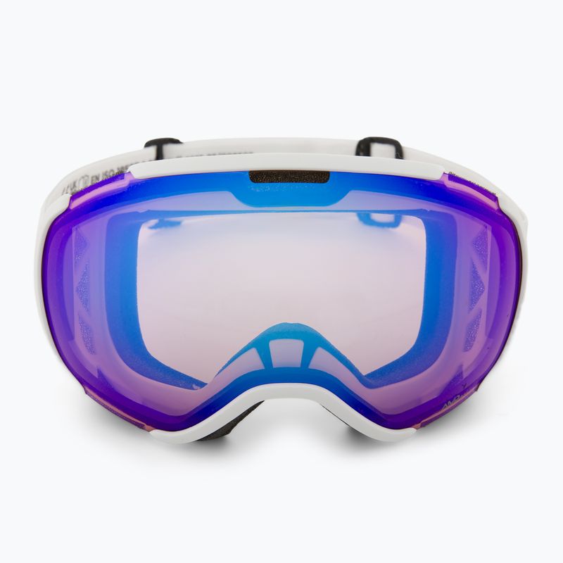 Maschera da sci SCOTT Faze II mineral white/amp illuminator blue chrome 2