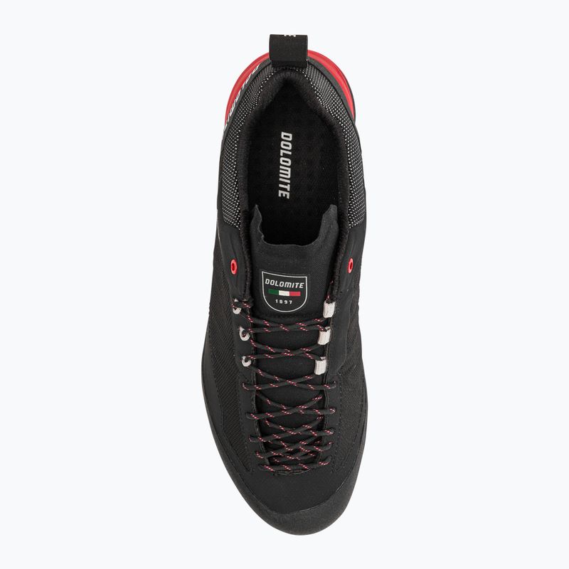 Scarpa da avvicinamento Dolomite Crodarossa Tech GTX da uomo, nero/rosso fuoco 6