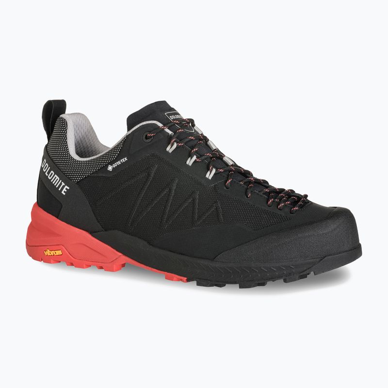 Scarpa da avvicinamento Dolomite Crodarossa Tech GTX da uomo, nero/rosso fuoco 10