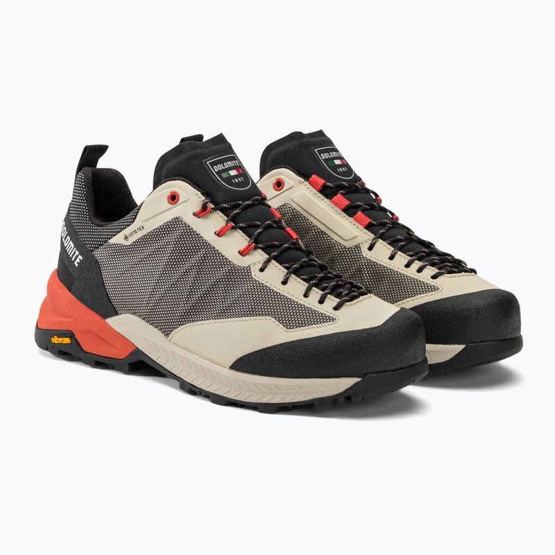 Scarpe da avvicinamento Dolomite da donna Crodarossa Tech GTX beige/rosso corallo 4