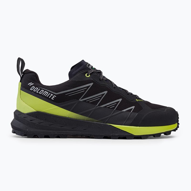 Scarponi da trekking Dolomite da uomo Croda Nera Tech GTX nero/verde lime 2