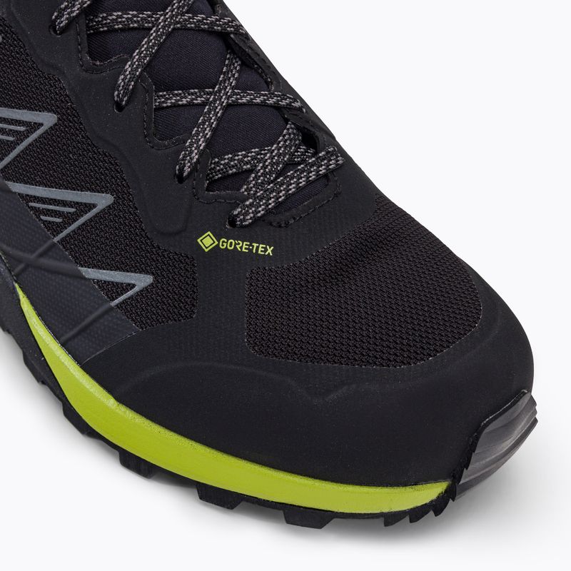 Scarponi da trekking Dolomite da uomo Croda Nera Tech GTX nero/verde lime 7